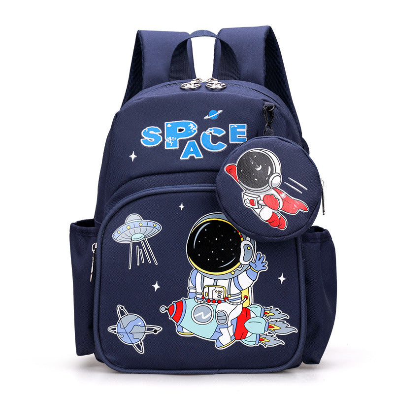 Cute Cartoon Children's Spine Protection With Coin Purse Children's Printed Schoolbag