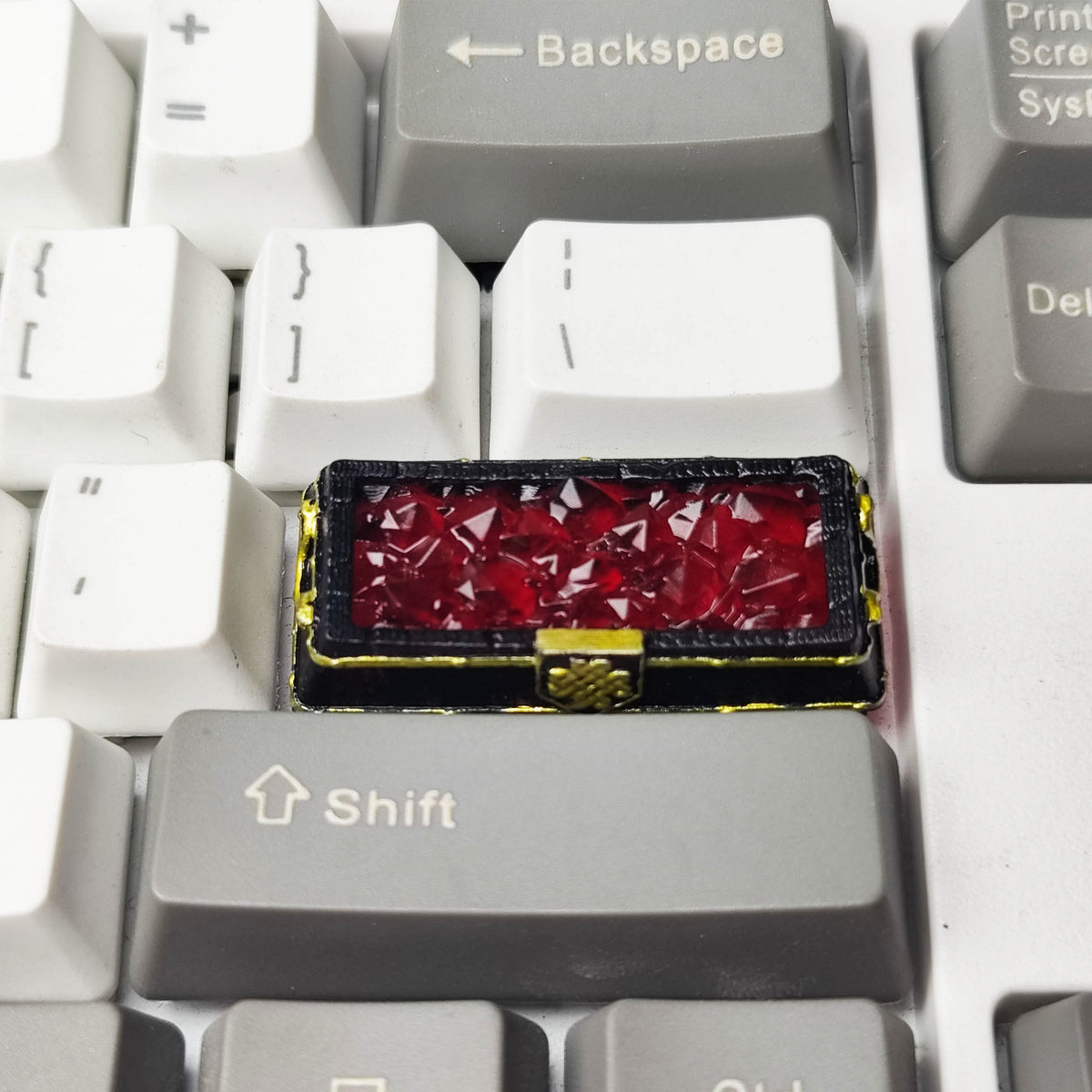 Fashion Mechanical Keyboard Flame Crystal Keycap