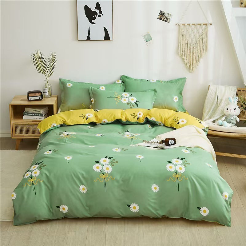 Bedding Pillowcase-Piece Quilt Cover Bed Four Piece Set