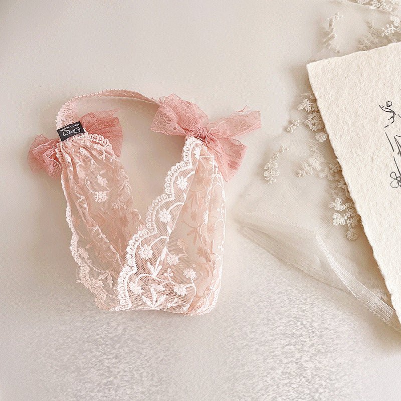 Wind Lace Children Flower Girl Hair Band Hair Accessories