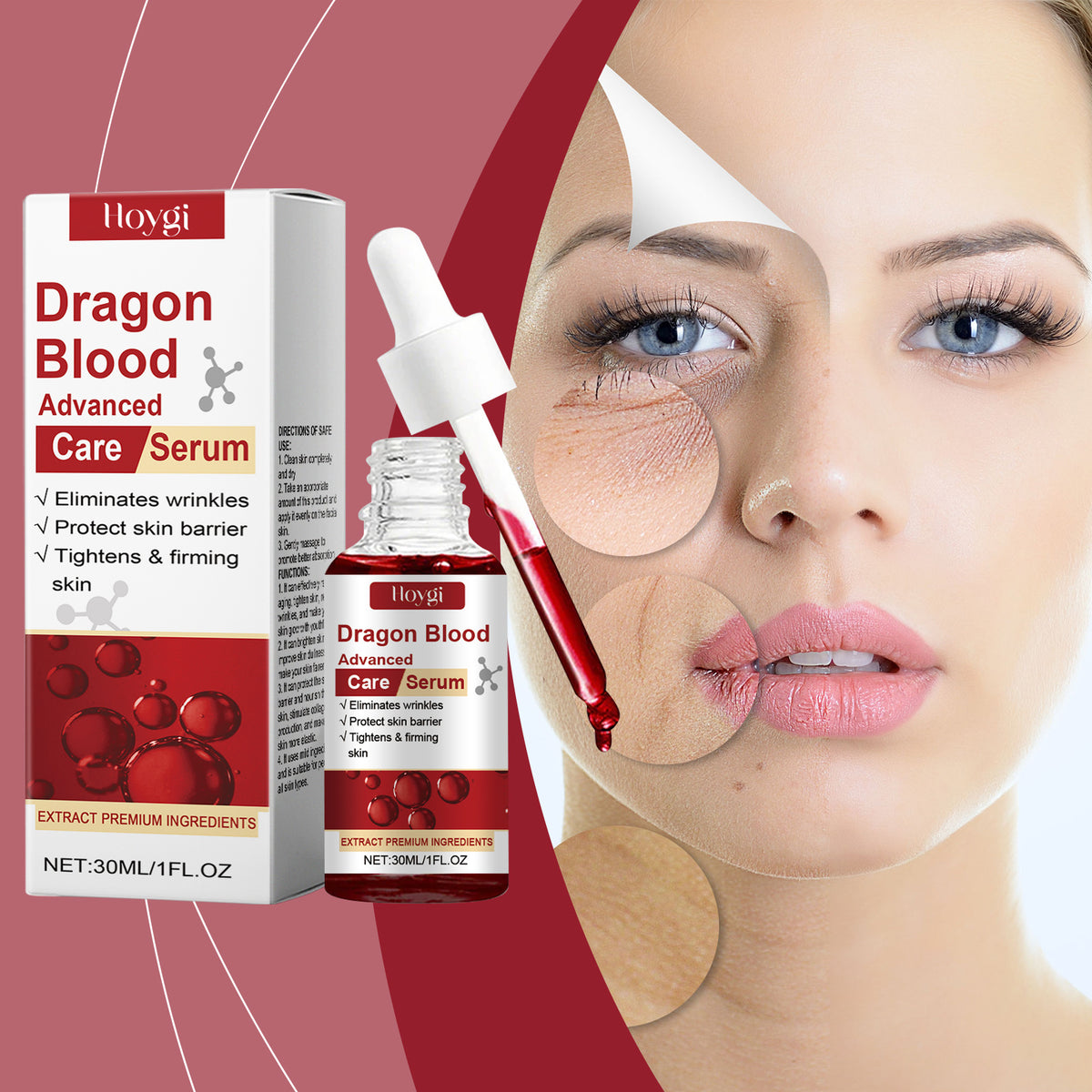 Hoygi Facial Serum Hydrating, Moisturizing, Firming, Skin, Facial, And Fine Lines