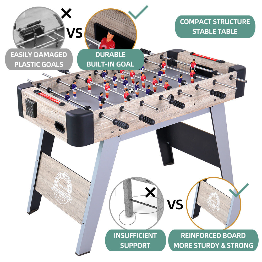 48 Inch Full Size Foosball Table For Kids And Adults