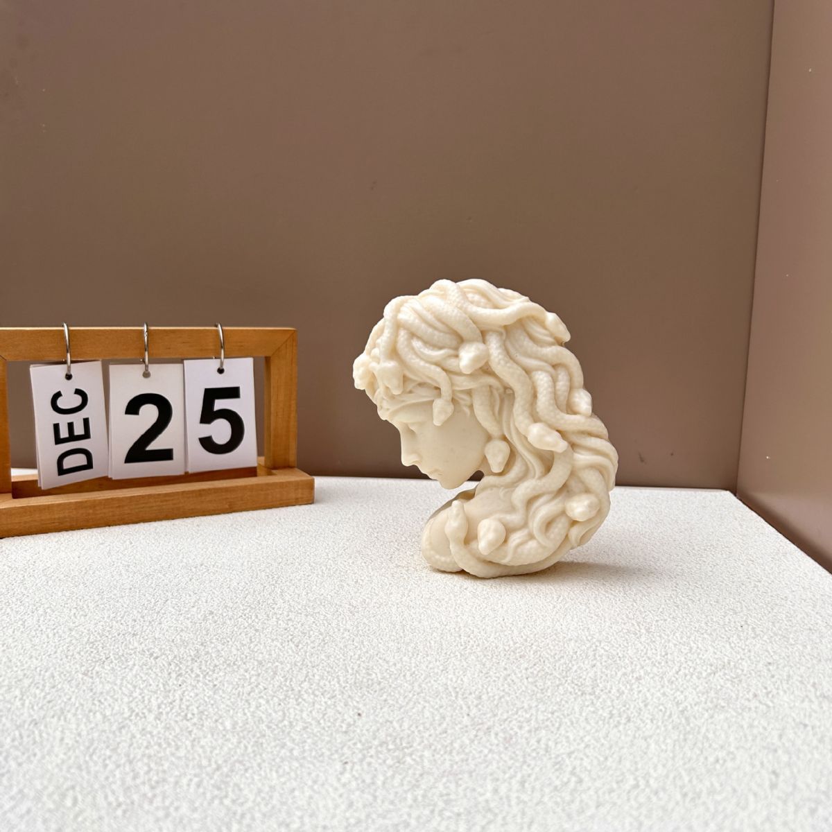 Half Face Medusa Candle Silicone Mold