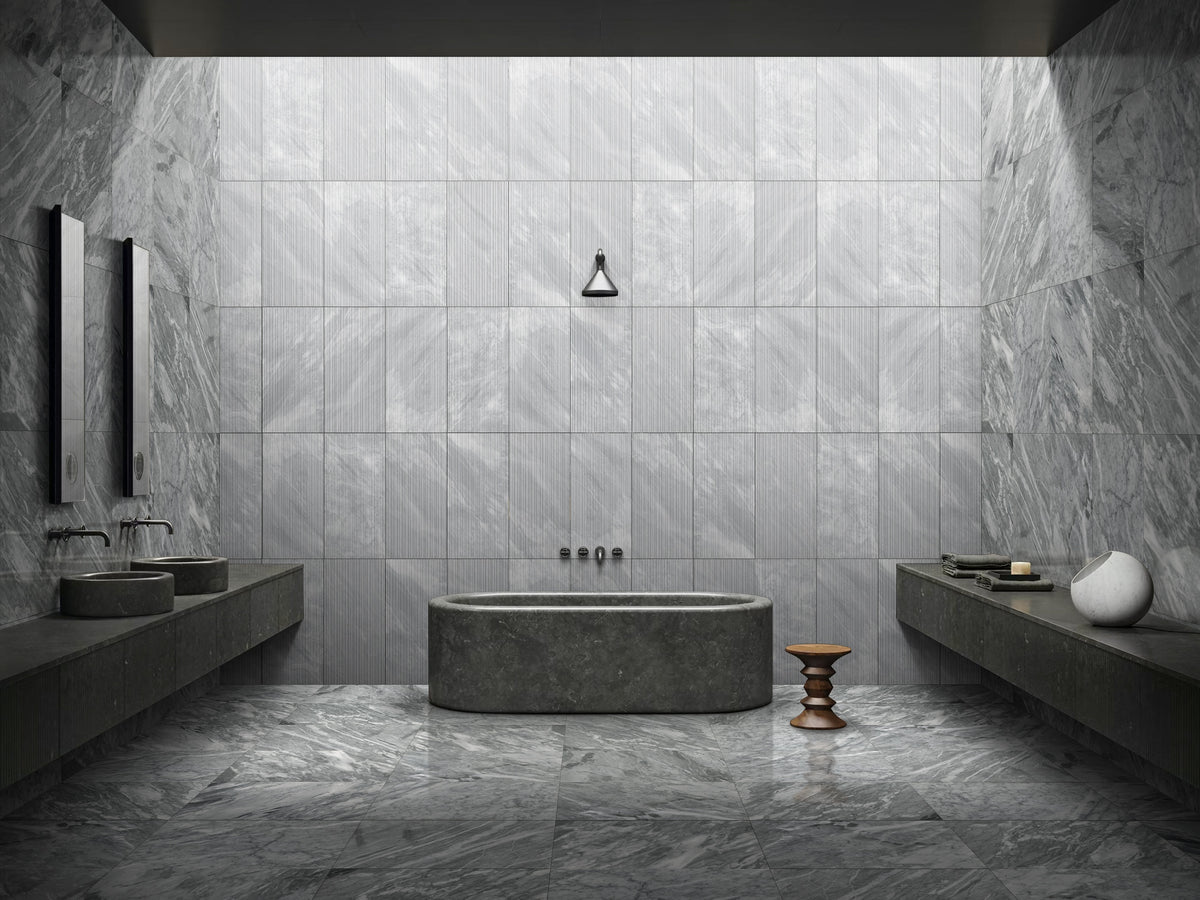 12X24 Inch Carrara Marble, Gray Marble, Natural Marble, For Wall And Floor, Polished Marble Tile
