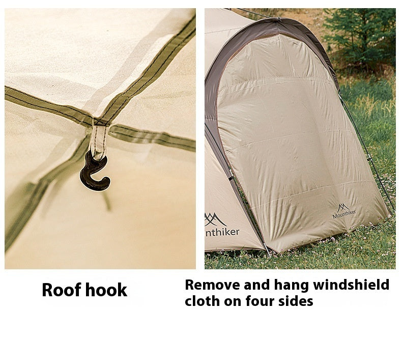 Campsite Dome Canopy Sunshade Ventilation