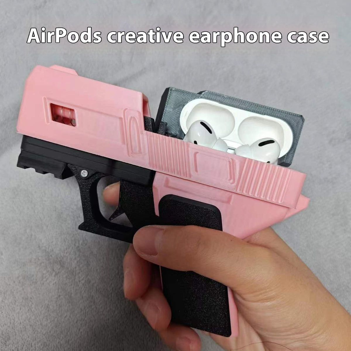 3D Printing Automatic Bounce Cover Earphone Case Detachable