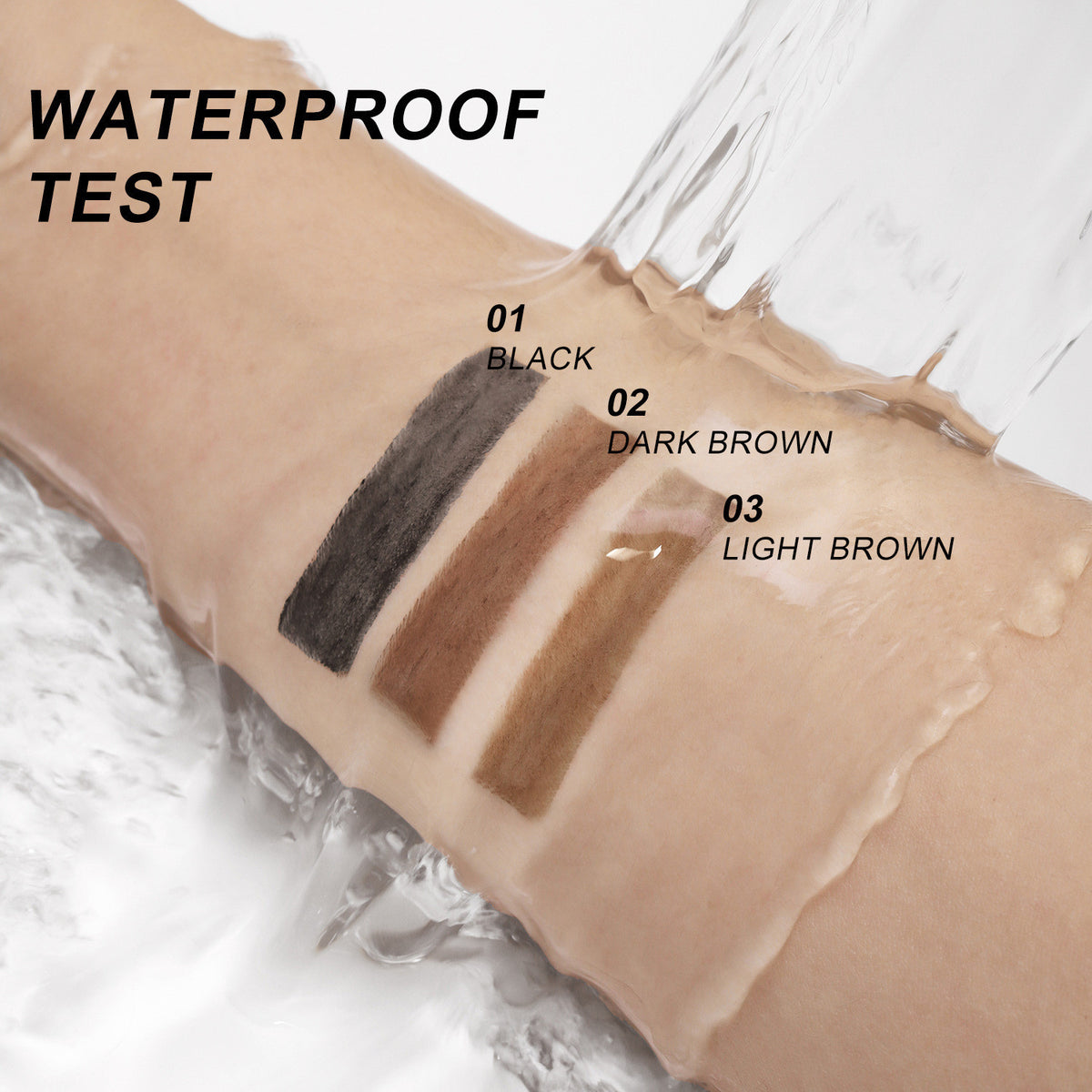 Fog Sense Three in One Eyebrow Pencil Waterproof Smear-Proof