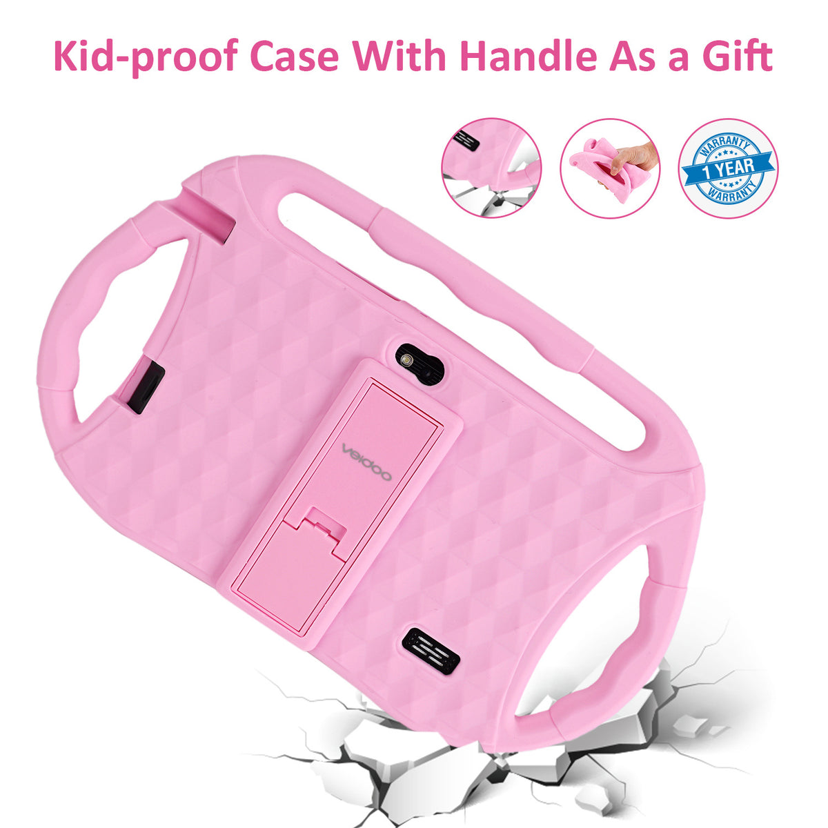 7 Inch Children's Tablet Pc Single Handle Smart Tutoring High Definition Video Machine