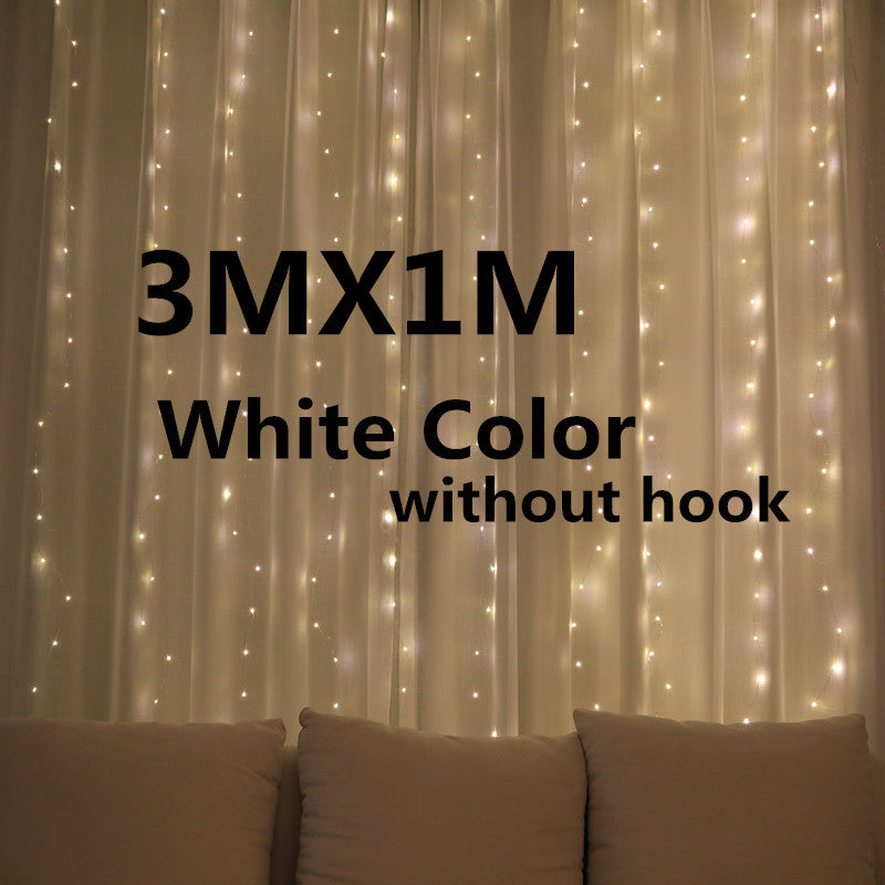 Copper Wire Curtain Lights Christmas Decoration Lantern String